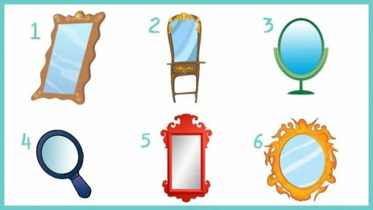 Personality test through the mirror of your choice 1