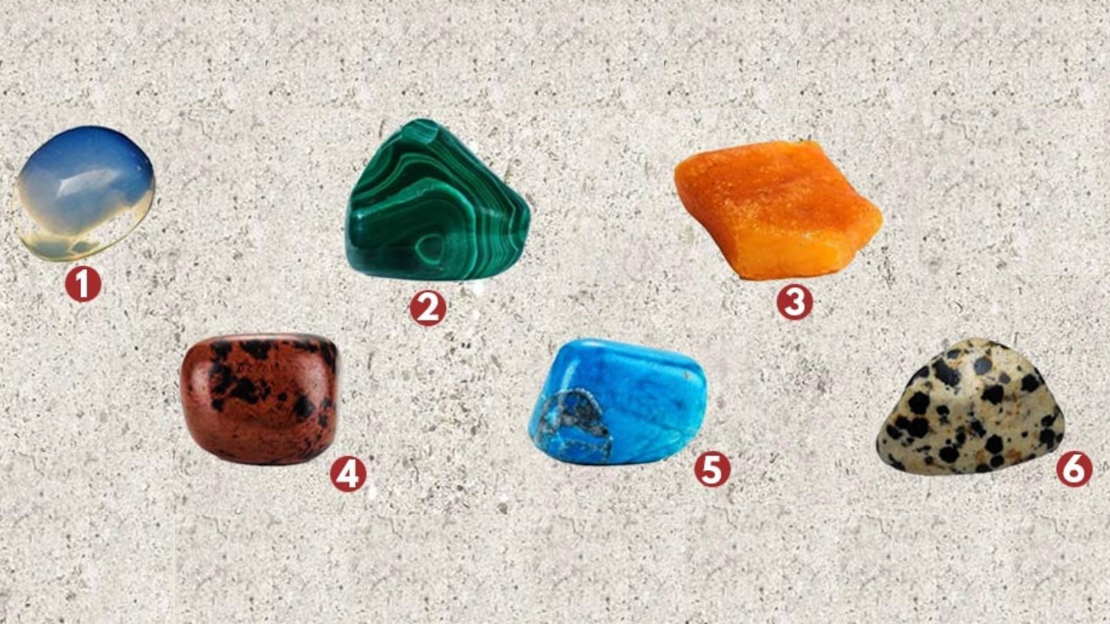 Quiz: The stone you choose reveals interesting facts about your personality 1